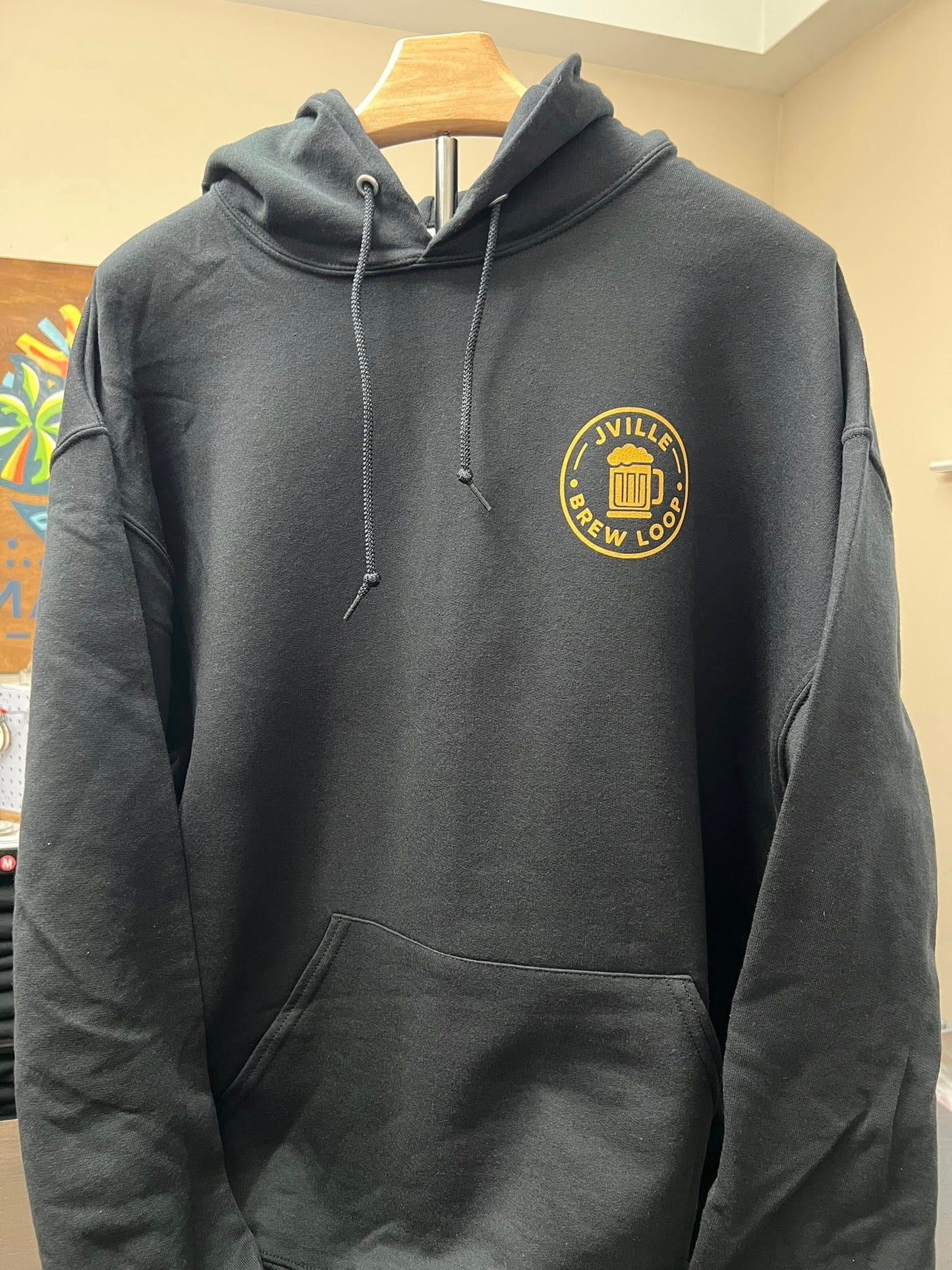 Jville Brew Loop official hoodie back design - Jacksonville FL brewery tour