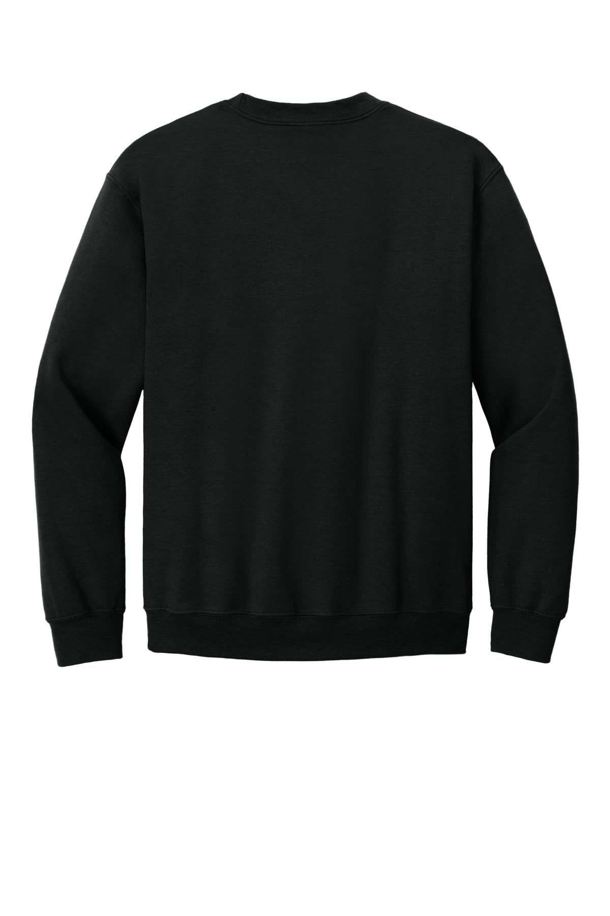 Gildan Heavy Blend Crewneck blank in black — flat back — sold by the case at Mabuhay Designs Jacksonville NC