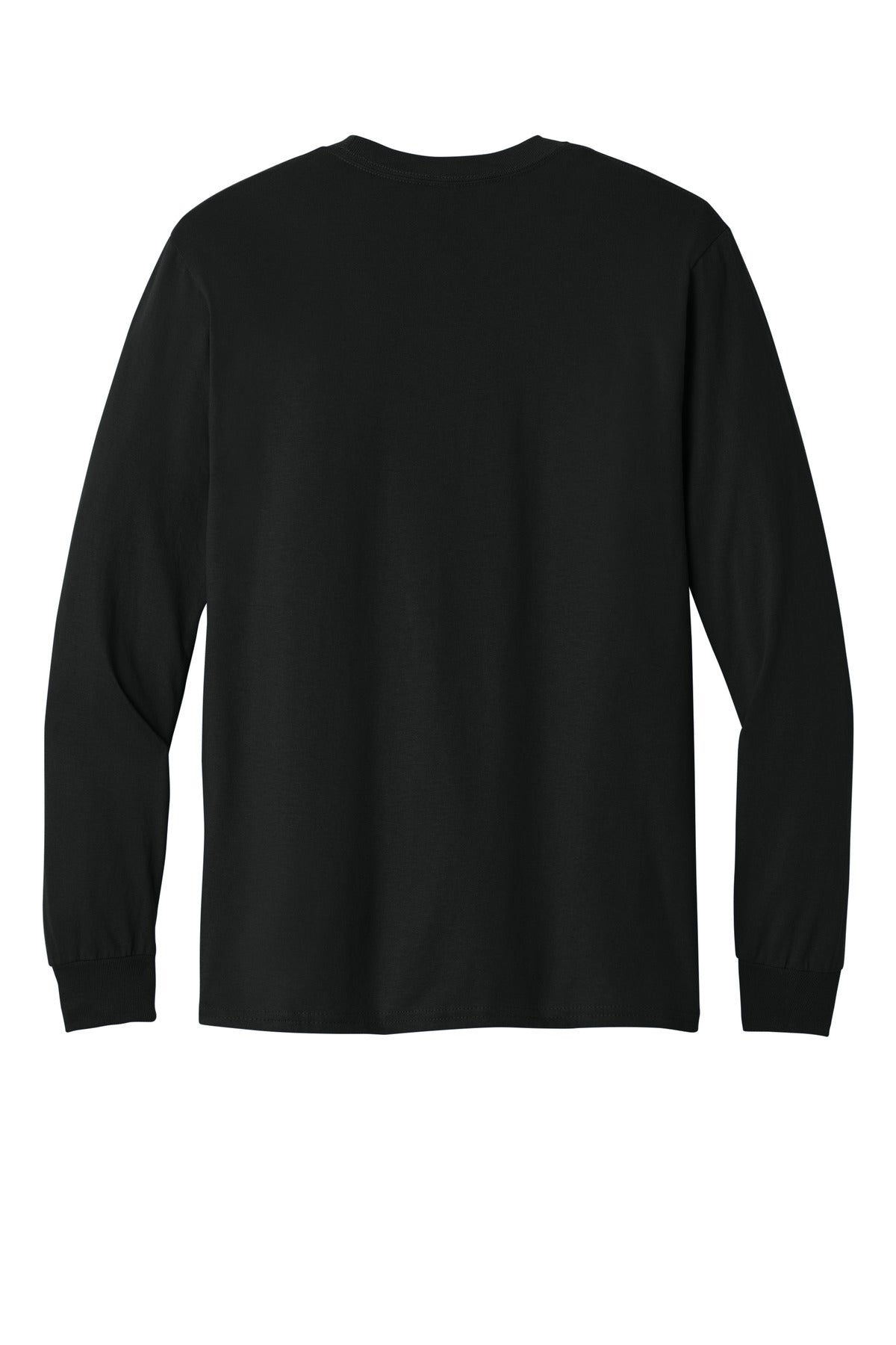 Gildan Heavy Cotton Long Sleeve blank in black — flat back — sold by the case at Mabuhay Designs Jacksonville NC