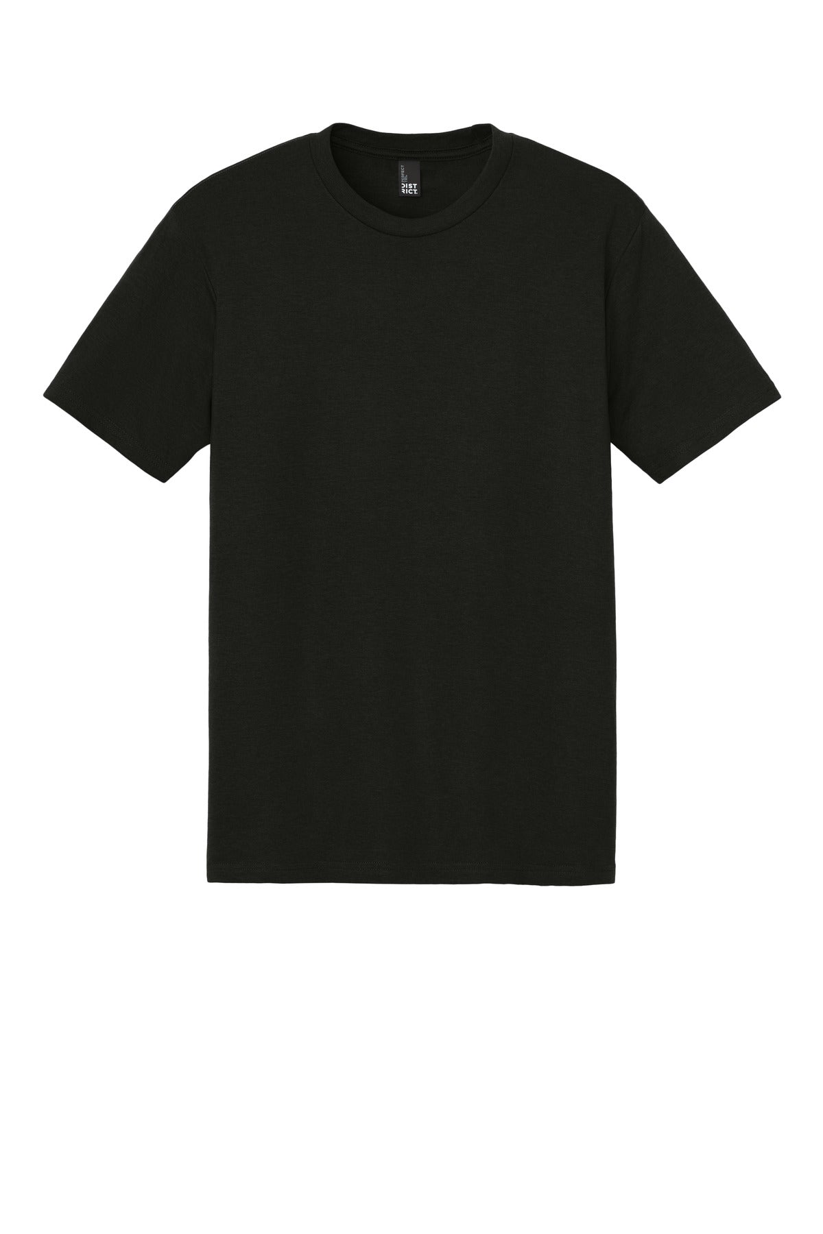 District Perfect Tri Tee blank in black — flat front — sold by the case at Mabuhay Designs Jacksonville NC