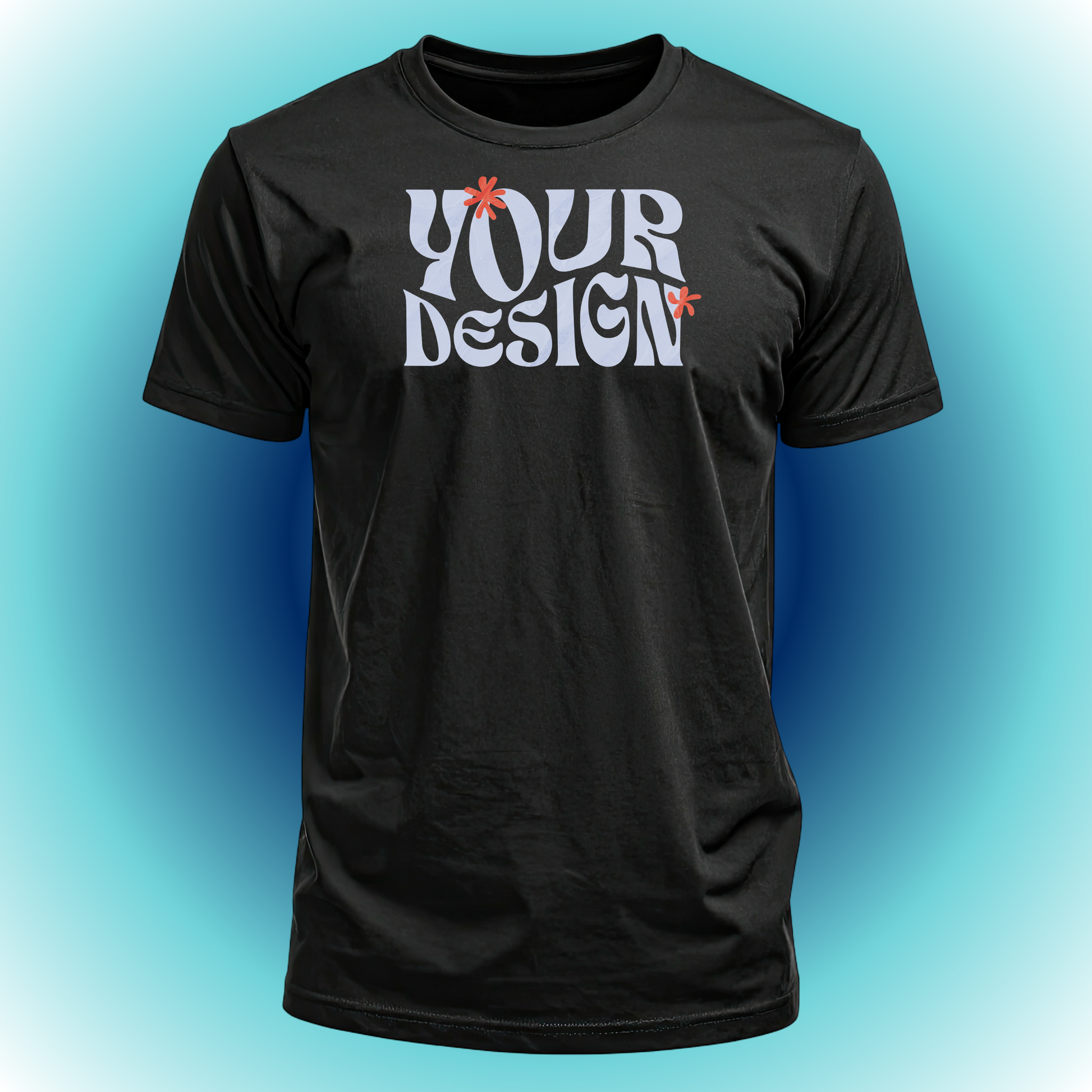 Custom printed t-shirt black - DTF printed apparel - Mabuhay Designs Jacksonville NC