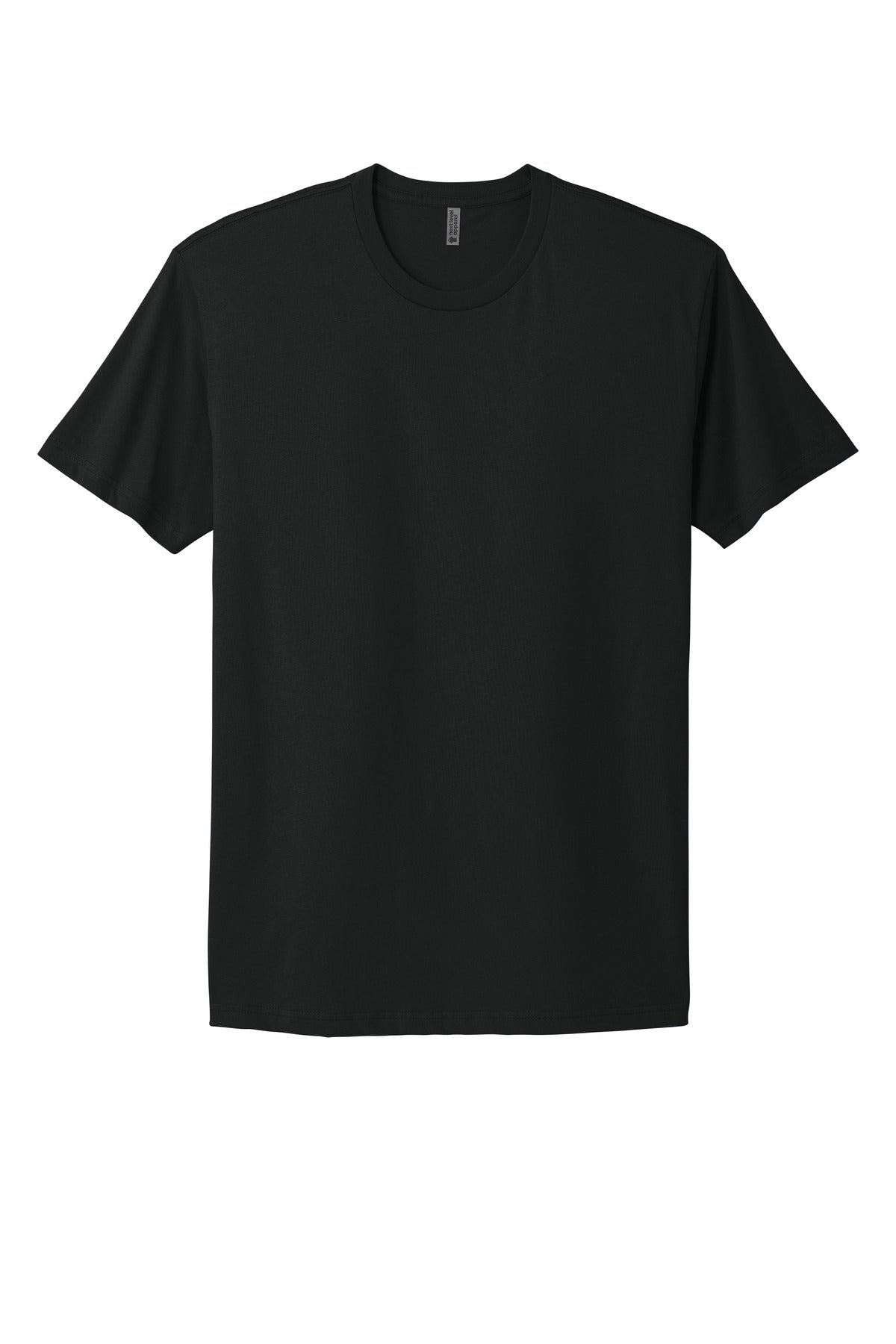 Next Level 3600 Cotton Tee blank in black — flat front — sold by the case at Mabuhay Designs Jacksonville NC