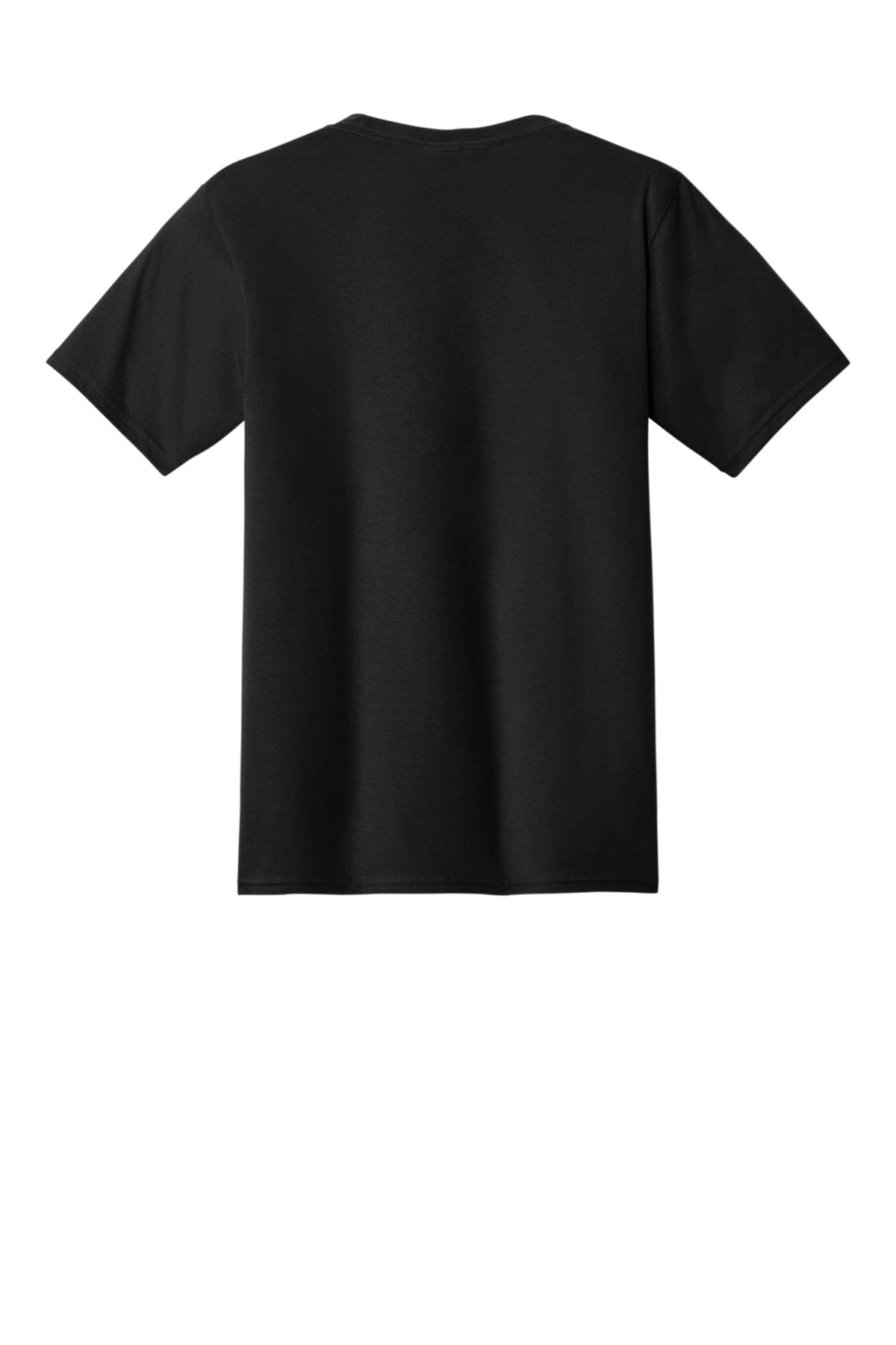 Port & Company Fan Favorite Tee blank in jet black — flat back — sold by the case at Mabuhay Designs Jacksonville NC