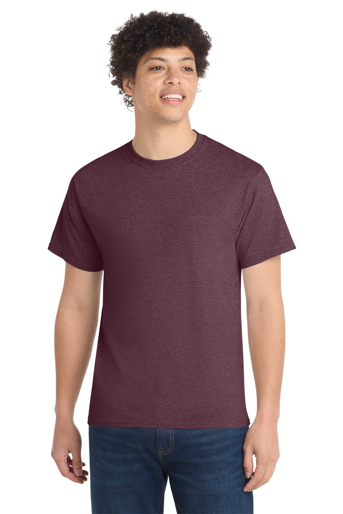 color:Heather Athletic Maroon