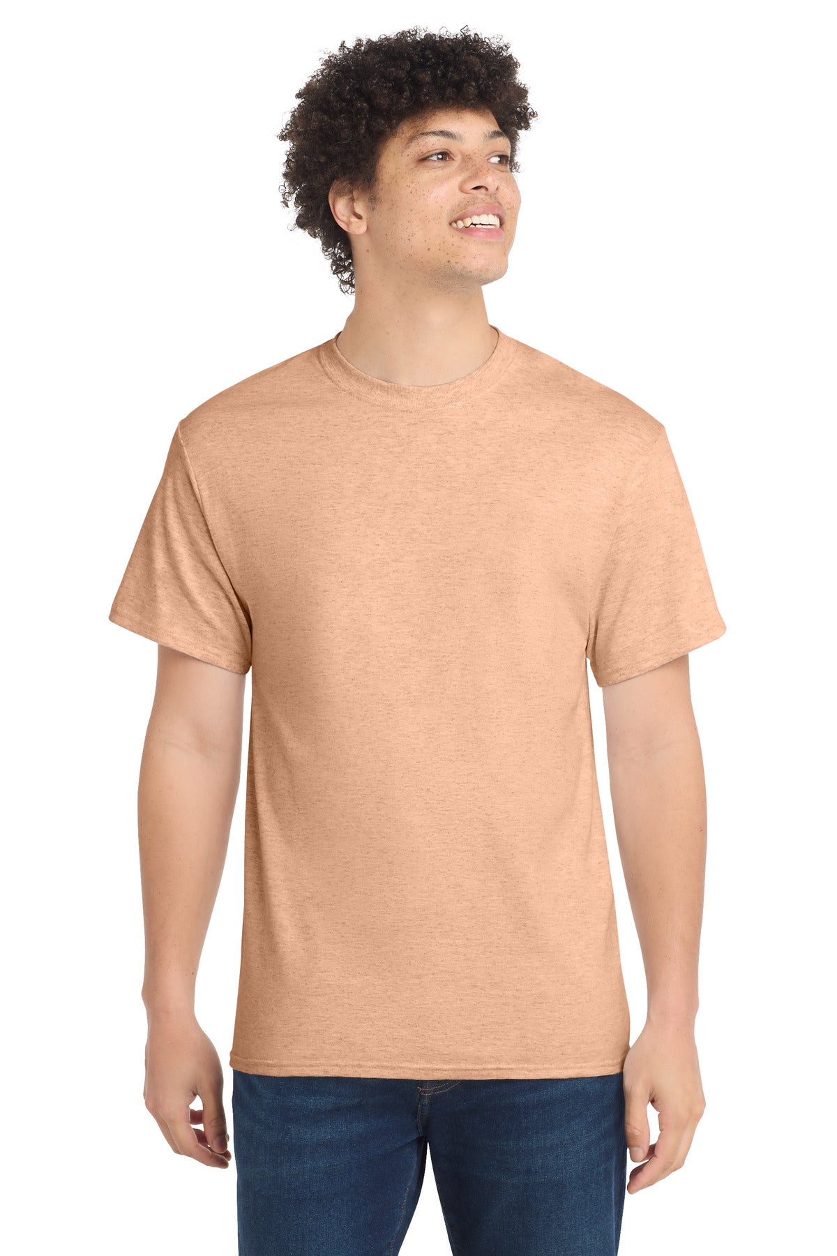 color:Heathered Dusty Peach