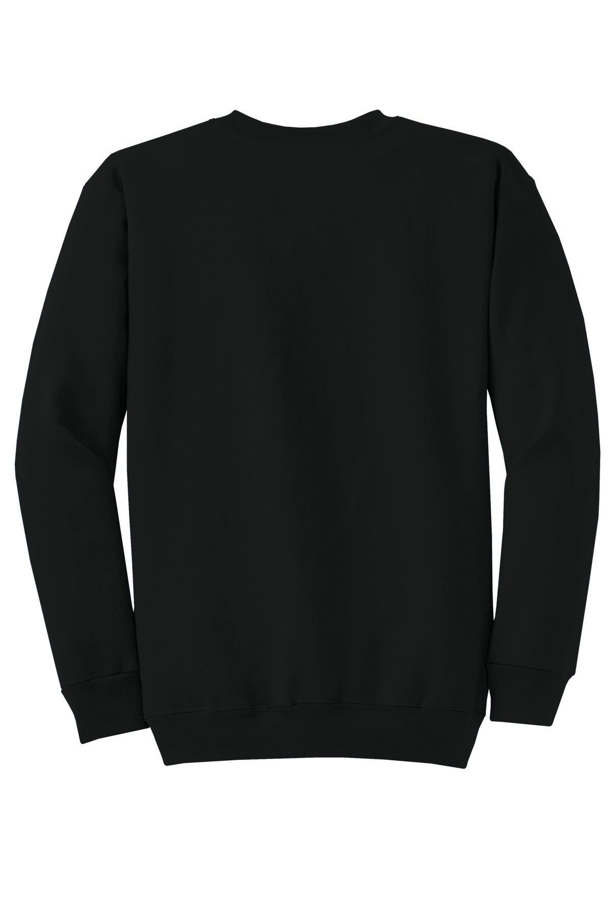 Port & Company PC78 Core Fleece blank in black — flat back — sold by the case at Mabuhay Designs, Jacksonville NC