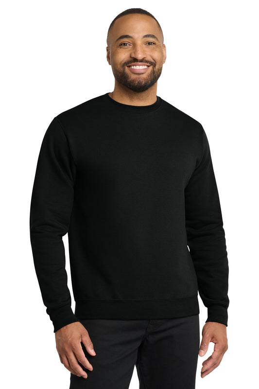 Port & Company PC78 Core Fleece blank in black — front — sold by the case at Mabuhay Designs, Jacksonville NC